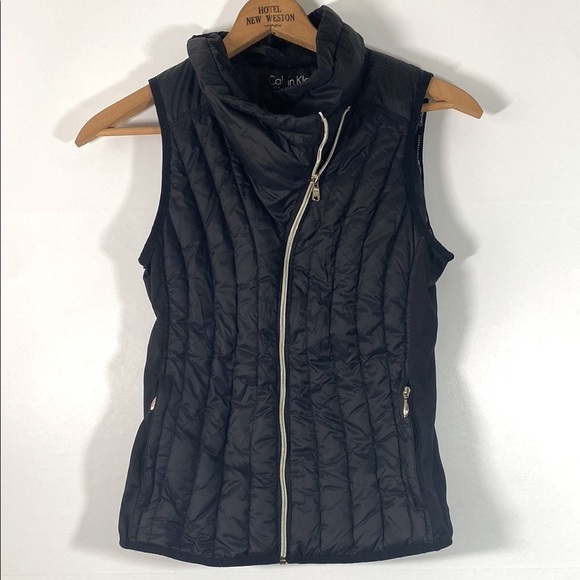 Calvin Klein Performance Black Quilted Down filled Vest Size XS - Picture 1 of 6